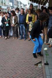 Stolpersteenlegging vrijdag 24 augustus 2012. Foto’s Willy Gelinck